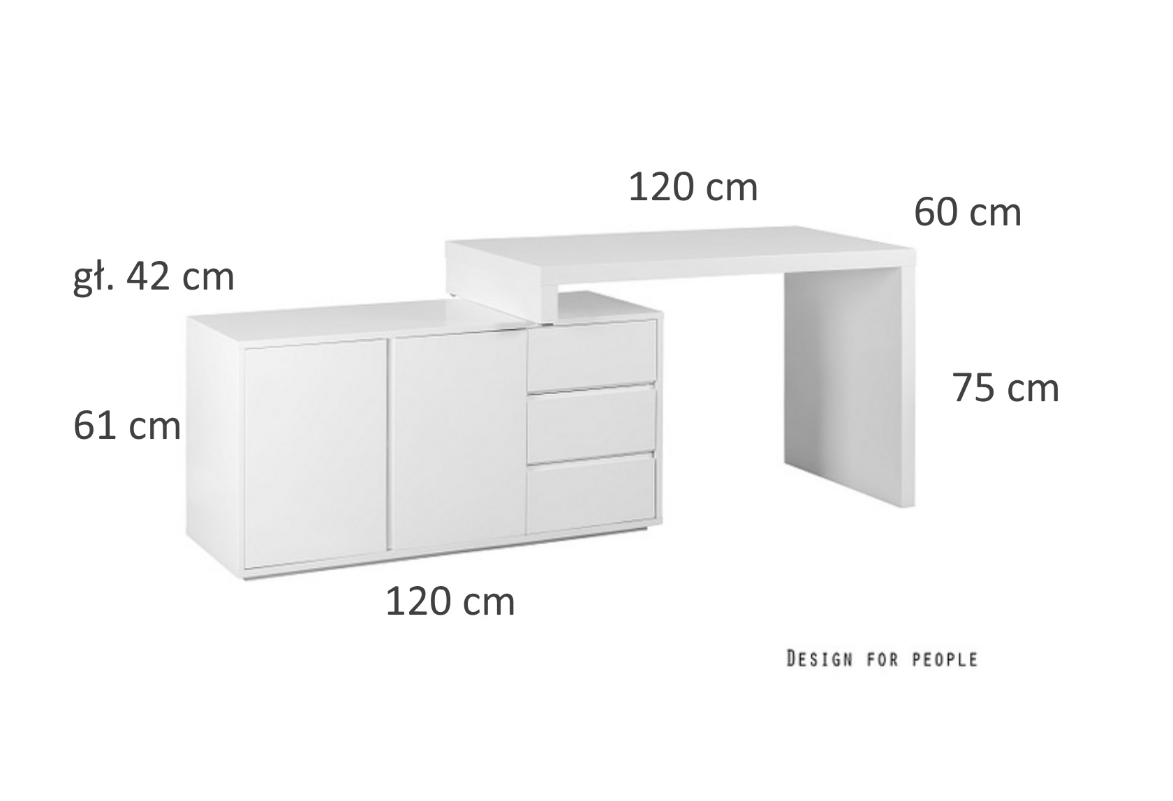 biurko-tivano-białe,biurko-biały-połysk, biurko-komputerowe
